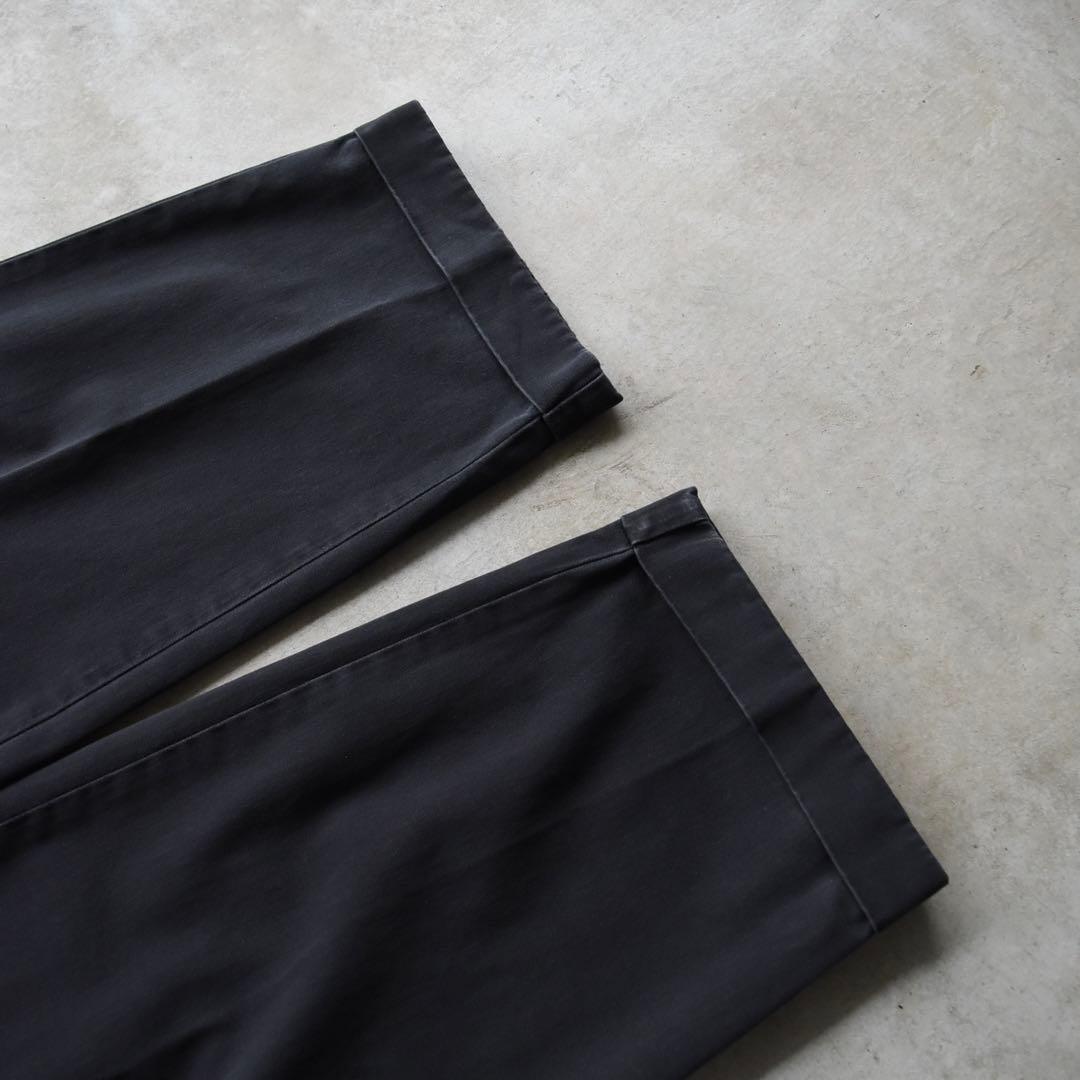 90s ラルフローレン ポロチノ ツータックチノ黒ブラック USA W36L30