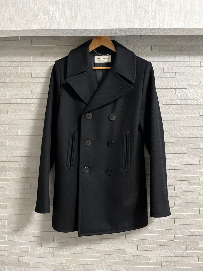 Saint Laurent 14awクラシックキャビン チューブコート 44