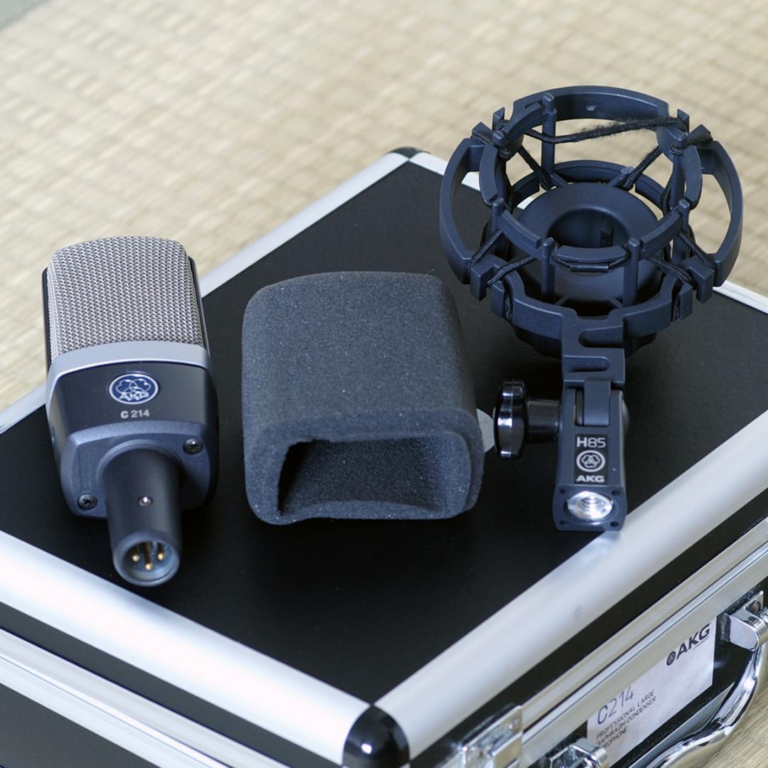 【本体美品】AKG C214 コンデンサーマイク 完動品（国内正規品）