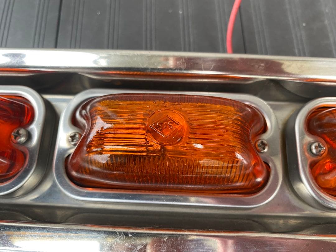 4連車高灯　ガラスレンズ　前開きタイプ