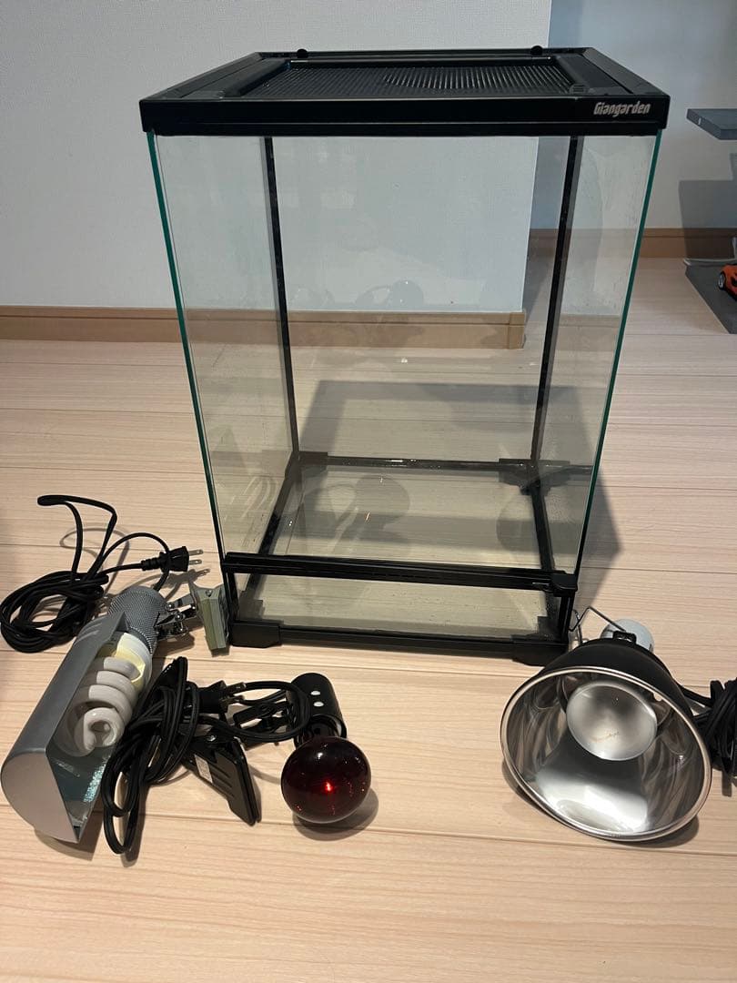 爬虫類　ゲージ　ライト等セット