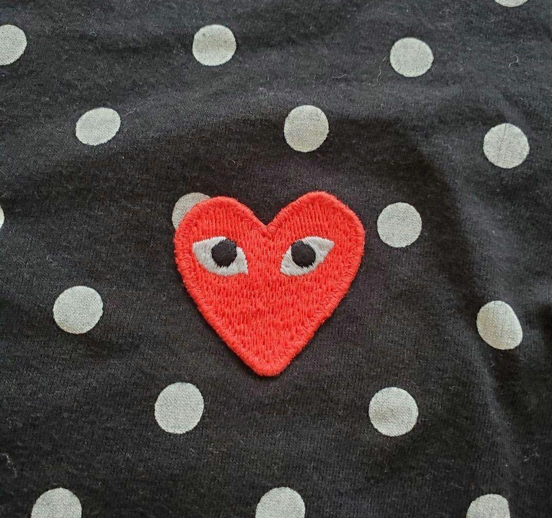 コムデギャルソン ドット ロンT S 水玉 長袖