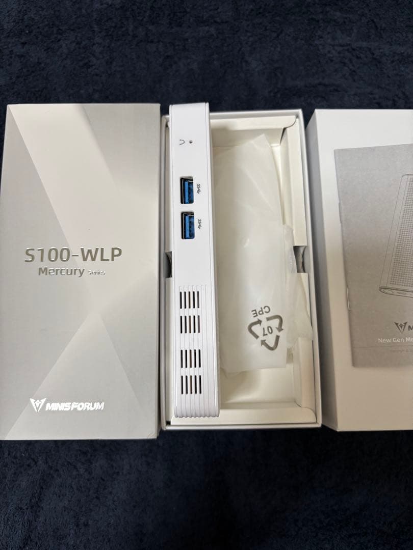 ミニPC MINIS FORUM S100-WLP N100 8GB 256GB