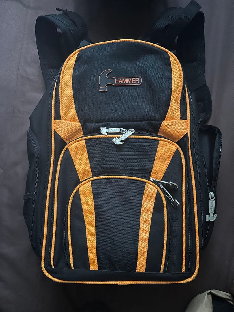 HAMMER スポーツリュック ブラック/オレンジ