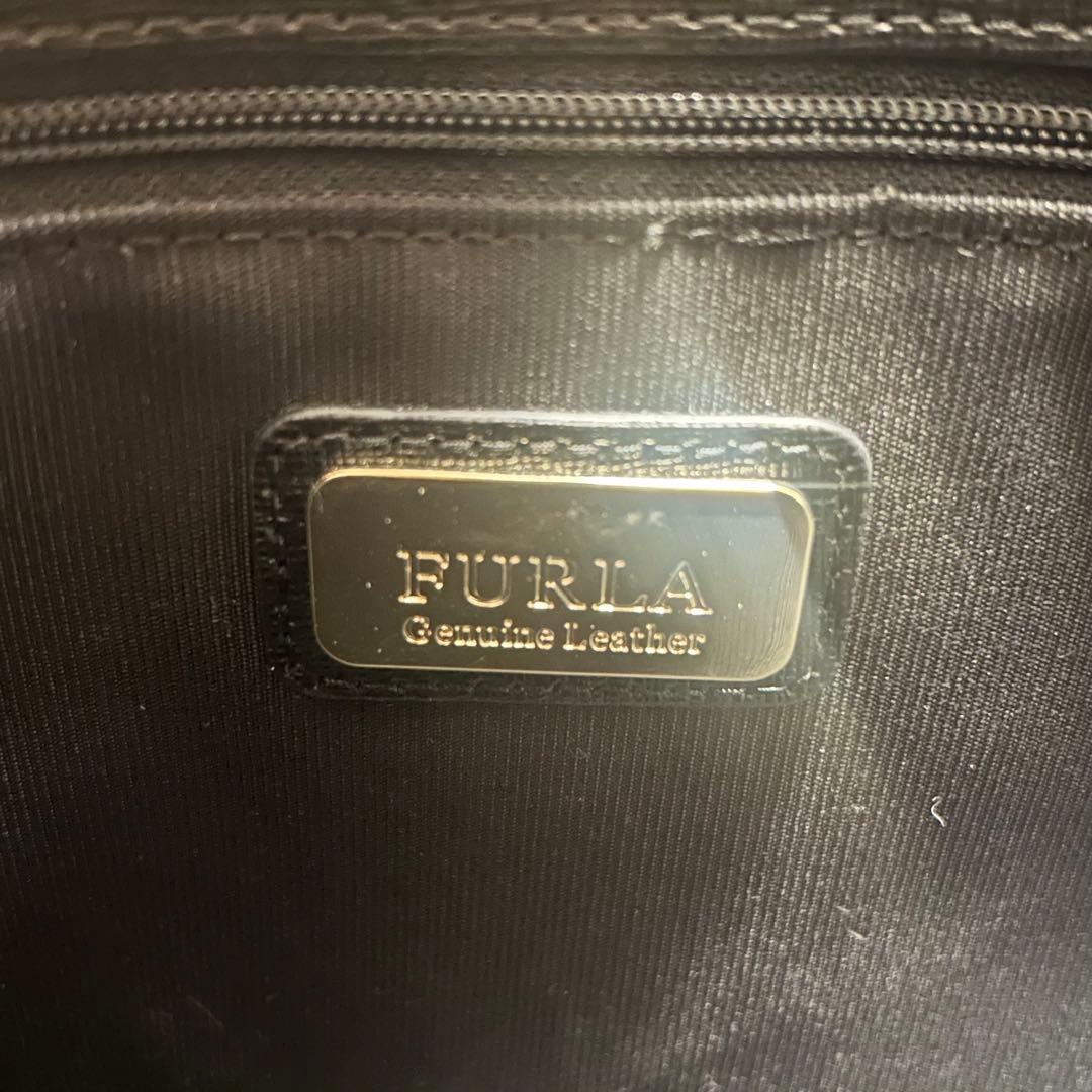 【美品】FURLA テッサ トートバッグ A4 ビジネス スカーフ付き
