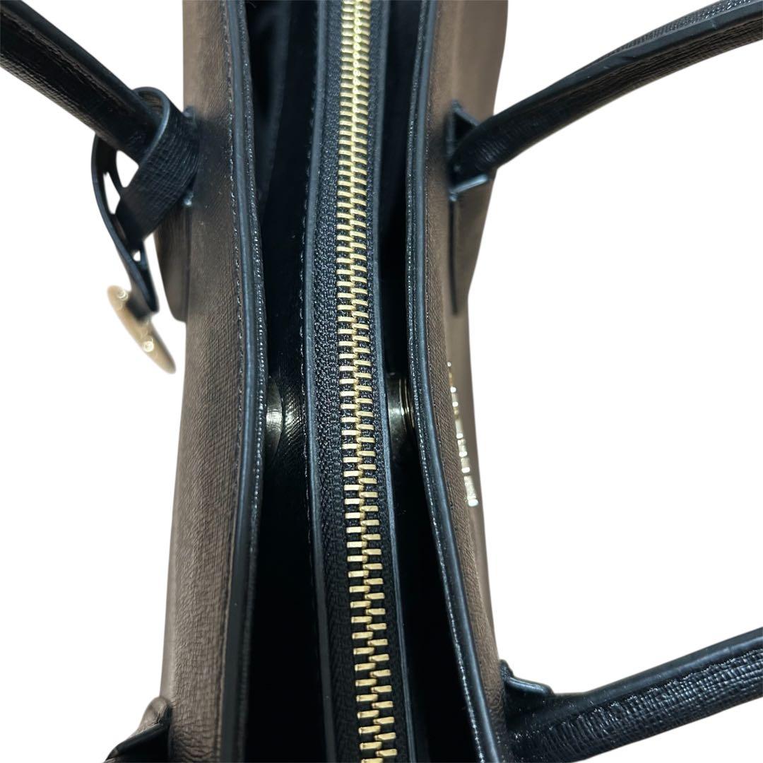 【美品】FURLA テッサ トートバッグ A4 ビジネス スカーフ付き