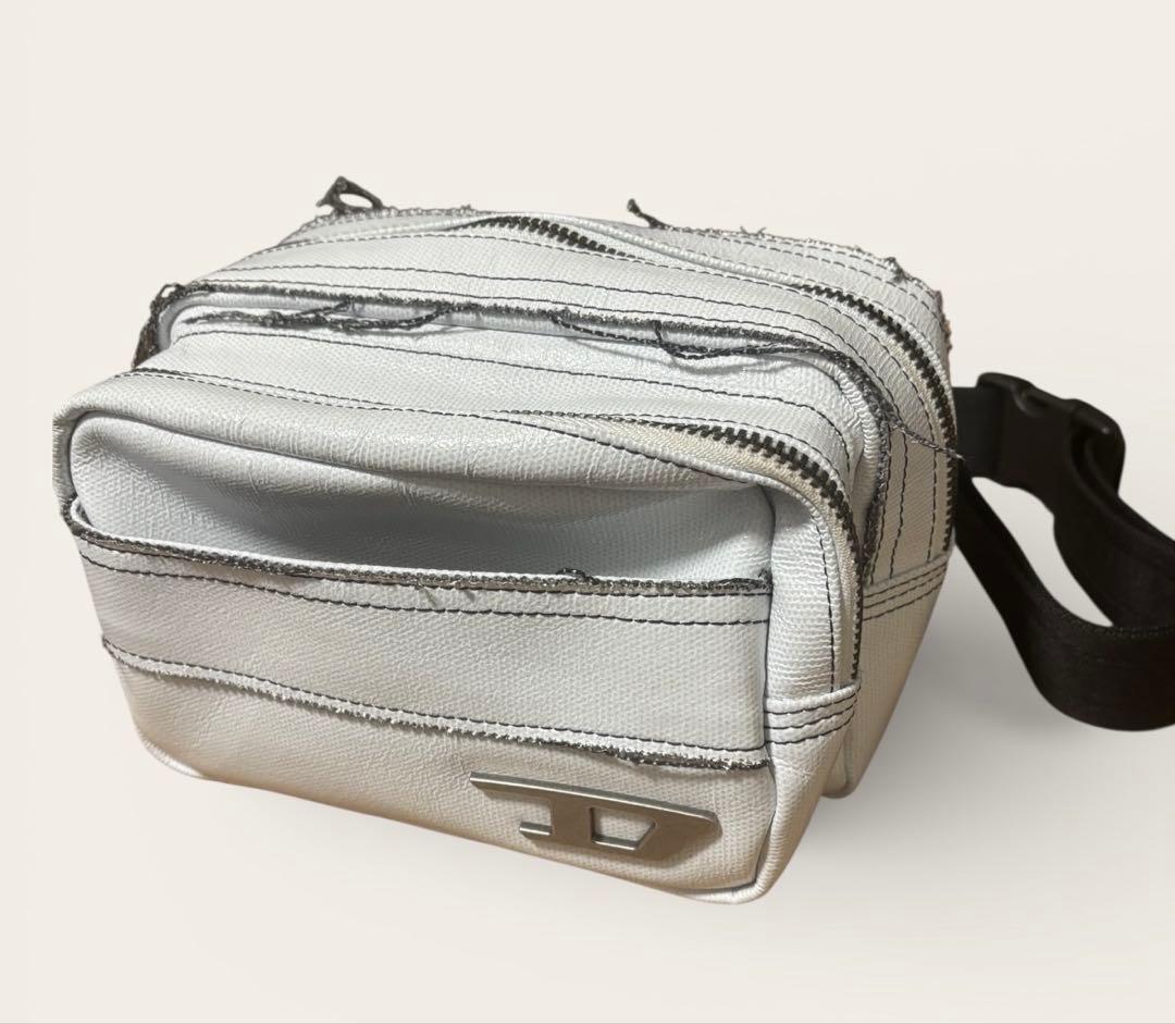 【良品】DIESEL ディーゼル　コーテッドキャンバス　ウエストバッグ