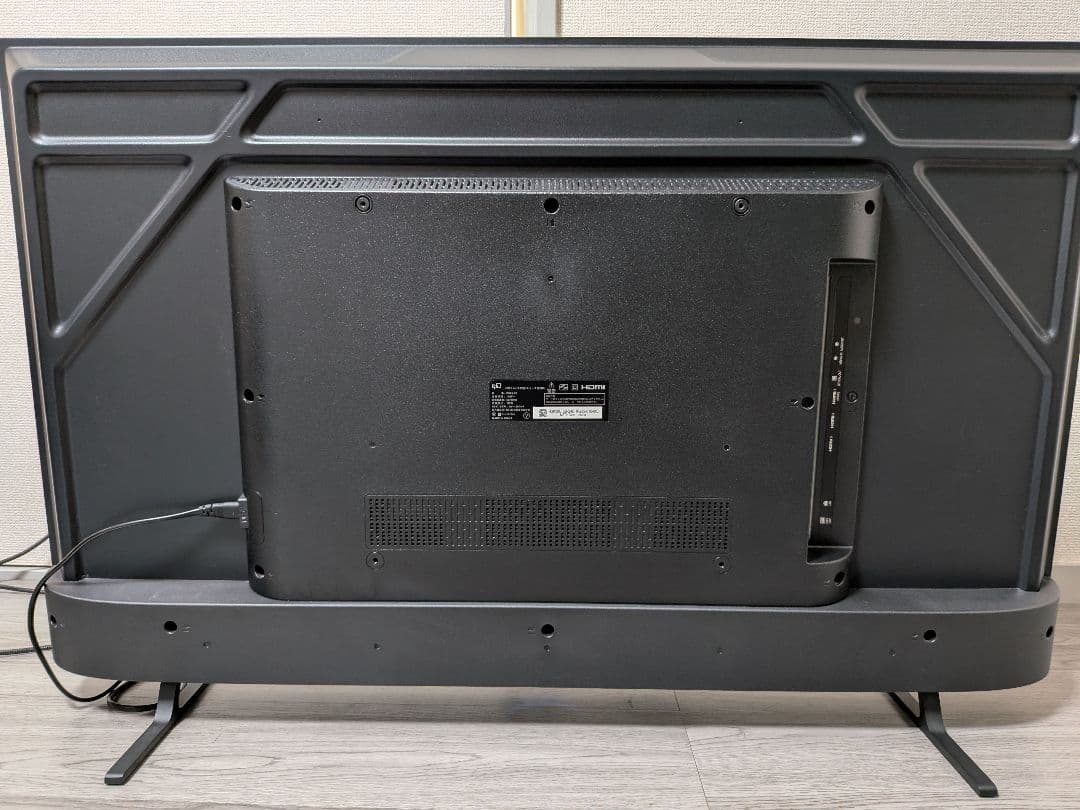 【24年製・美品】 4K 43インチ チューナーレステレビ GoogleTV