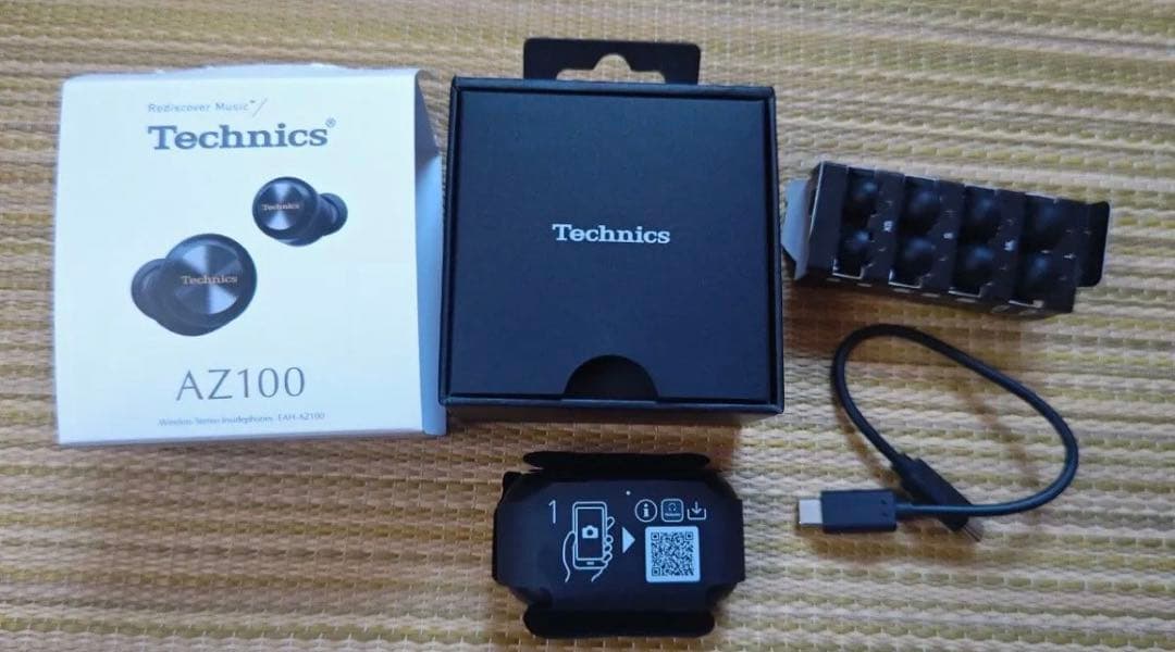 Technics EAH-AZ100 ブラック　シリコンケース付き