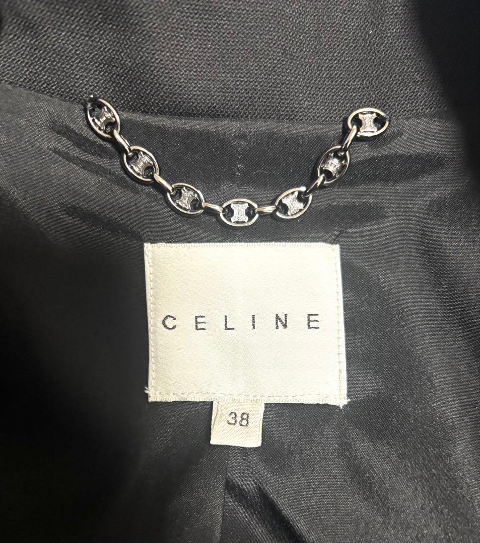 極美品 CELINE セリーヌ ジャケット コート