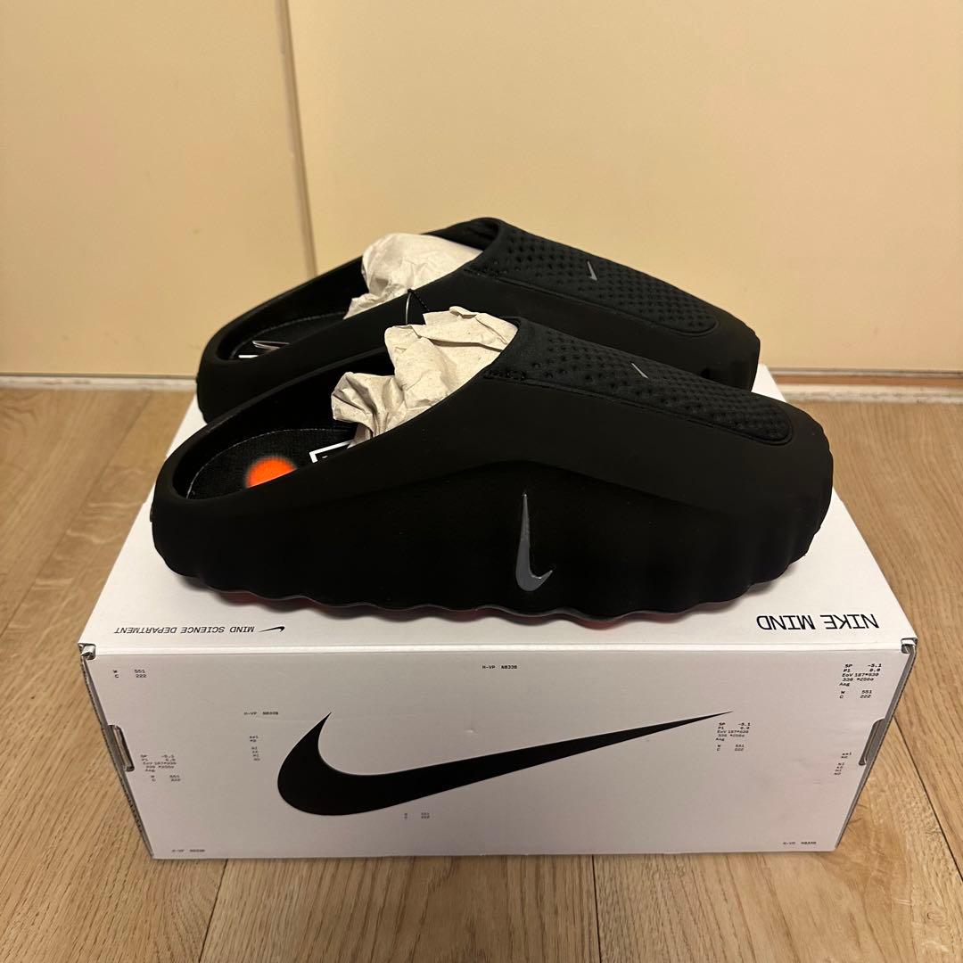 新品　Nike Mind 001 Mules ブラック　29cm