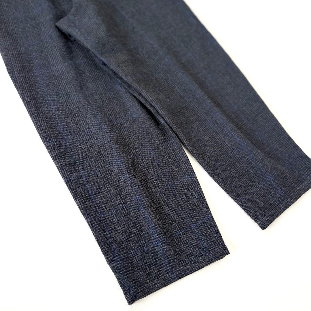 新品✨ダントン ウール100% イージーパンツ グレンチェック 36 日本製