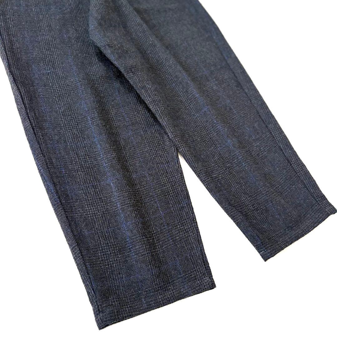 新品✨ダントン ウール100% イージーパンツ グレンチェック 36 日本製