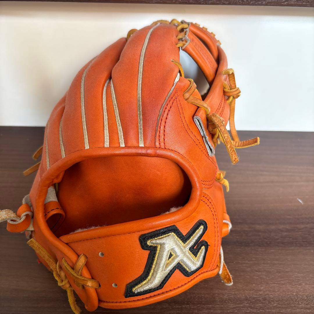 ATOMS 軟式グローブ オレンジ