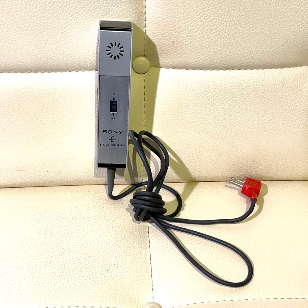 【ジャンク品】SONY TC-100 カセットレコーダー+マイク