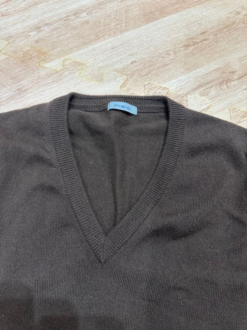 マーロ　ニットカシミヤ　ブラウン