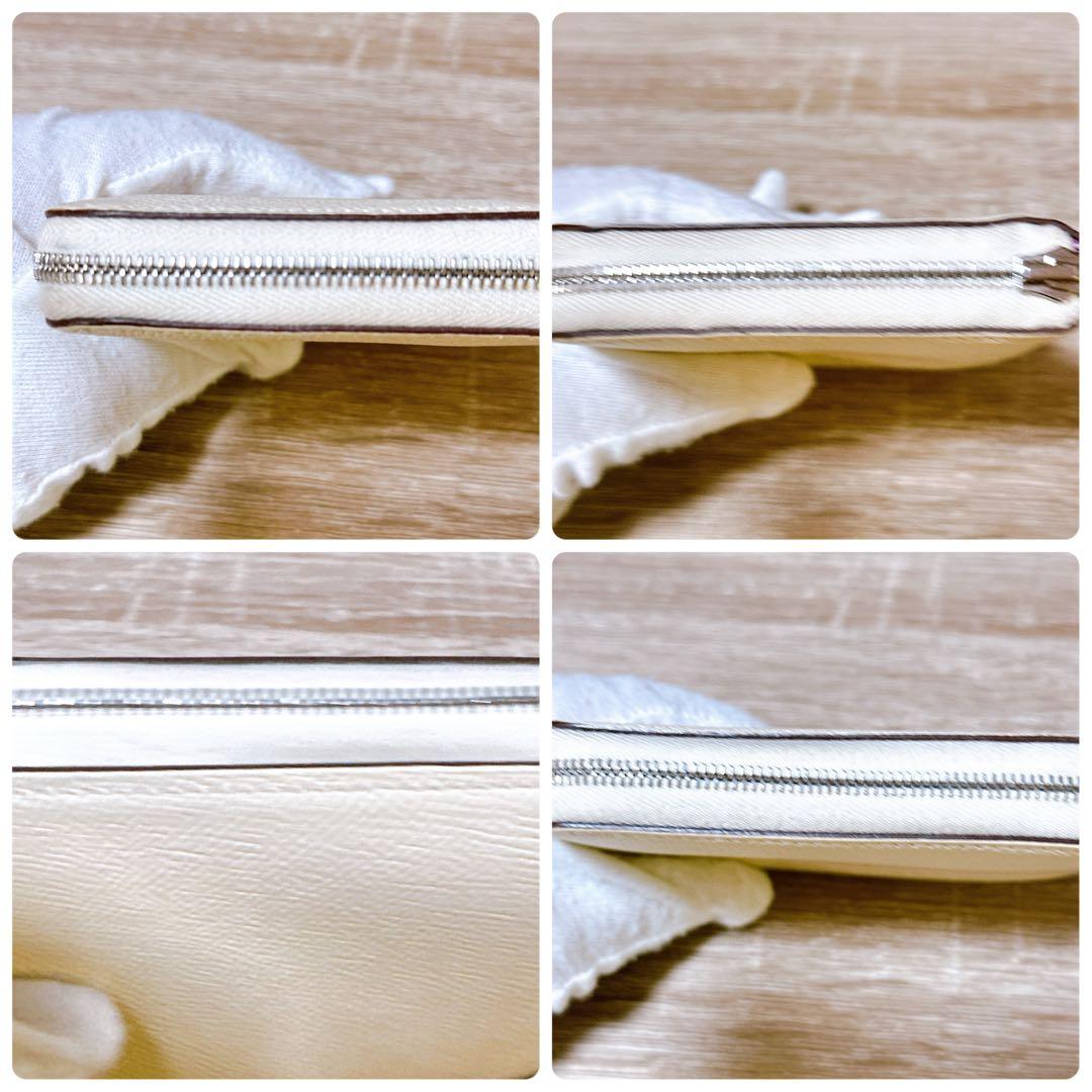 エルメス　アザップ　シルクインコンパクトケース　クリーム色