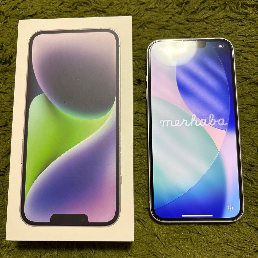 値下げ中 Apple iPhone 14 128GB パープル 本体