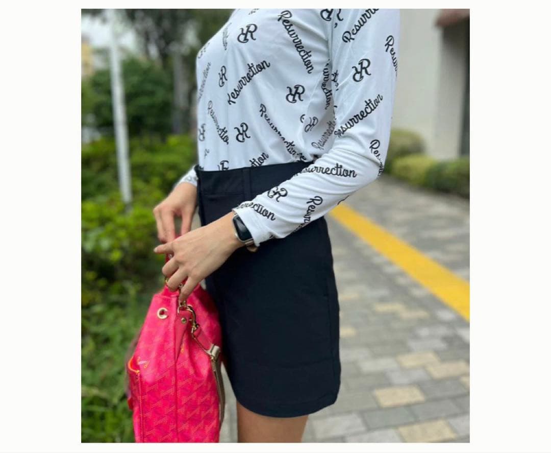 レザレクション　ネイビースカート