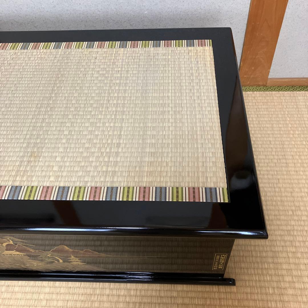 平飾り台　五月人形　畳台座　木製黒塗台　端午の節句　子供の日　鎧兜