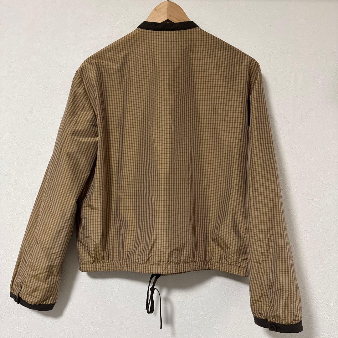 【極美品】イタリア製 Giorgio Armani チェック柄ショートジャケット