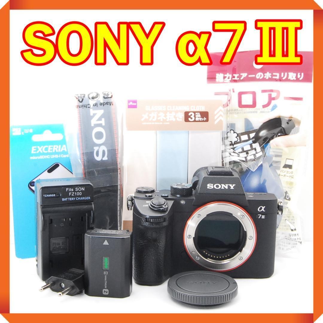 美品 SONY α7Ⅲ ILCE-7M3 高画質＆高性能！フルサイズ