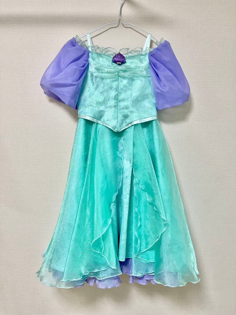 ビビディバビディブティック　アリエル　公式ドレス　ディズニーコスチューム　120
