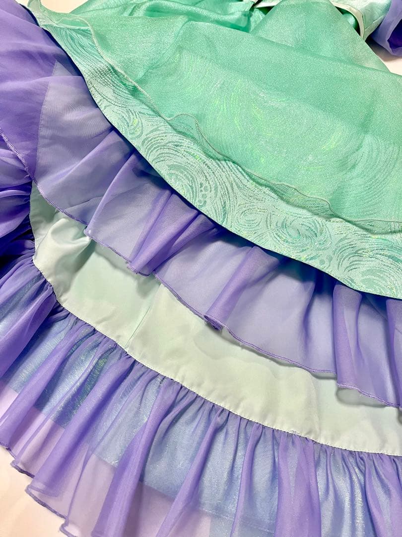 ビビディバビディブティック　アリエル　公式ドレス　ディズニーコスチューム　120