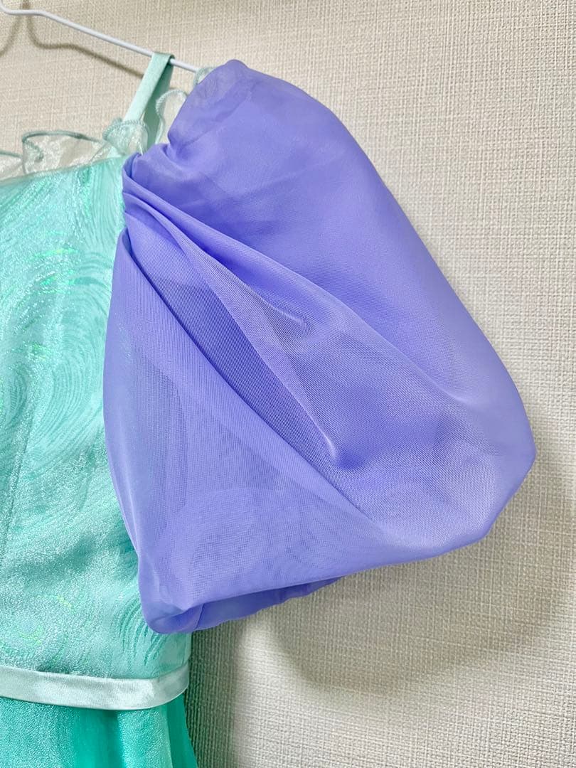 ビビディバビディブティック　アリエル　公式ドレス　ディズニーコスチューム　120