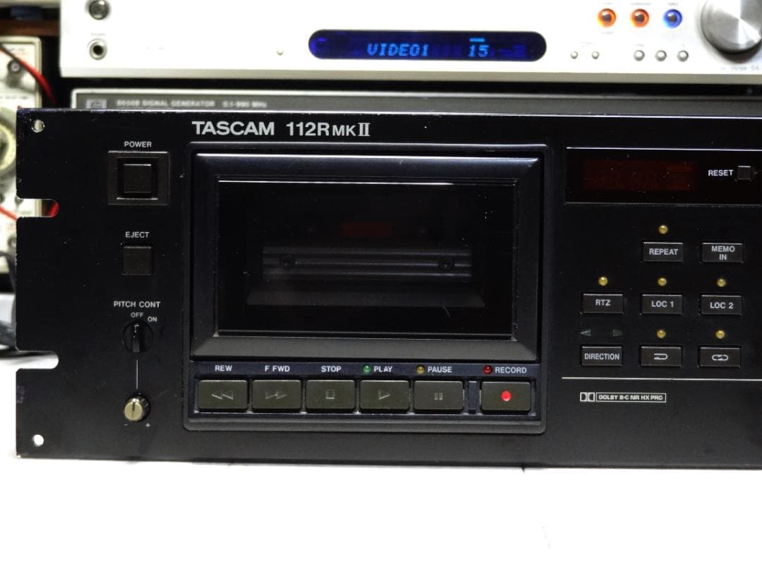 TASCAM 112RMKⅡ オートリバースカセットデッキ 動作OK 簡易整備済