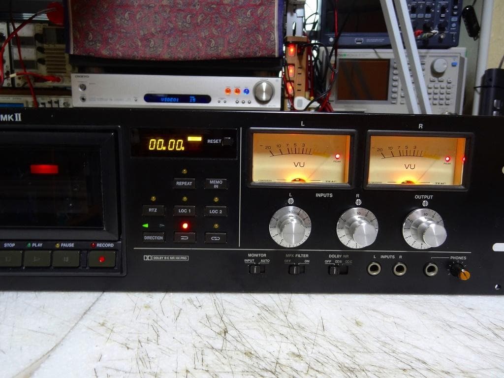 TASCAM 112RMKⅡ オートリバースカセットデッキ 動作OK 簡易整備済