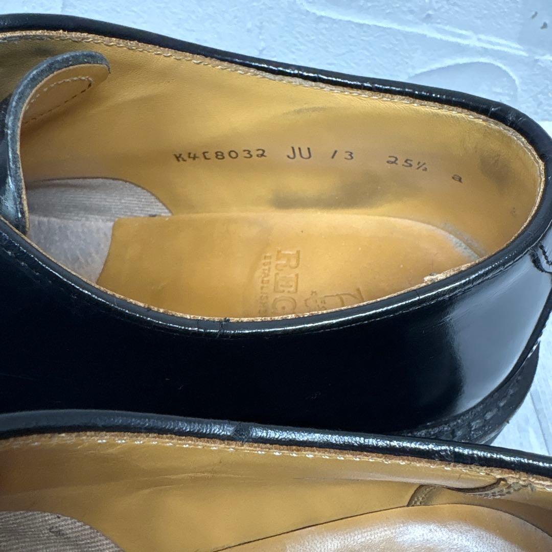 REGAL リーガル プレーントゥ ビジネスシューズ 黒 JU13 25.5㎝