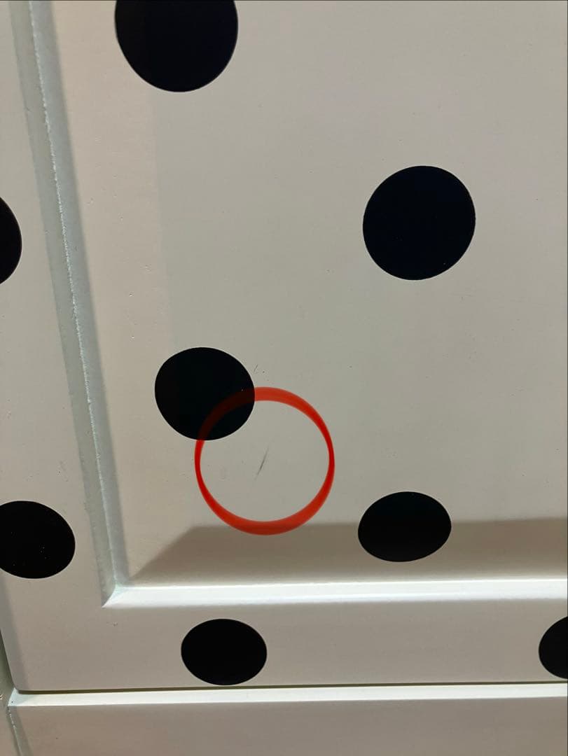 フランフラン　キャビネット　ドット