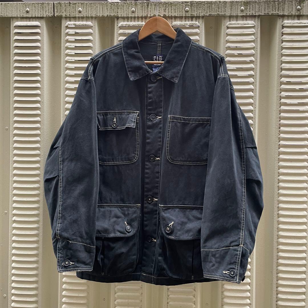 希少 90s old gap オールドギャップ ダックカバーオール 後染め