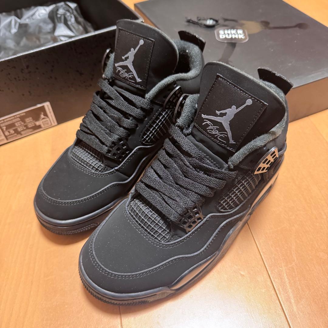 ナイキ エアジョーダン 4 ブラックキャット og 即日発送