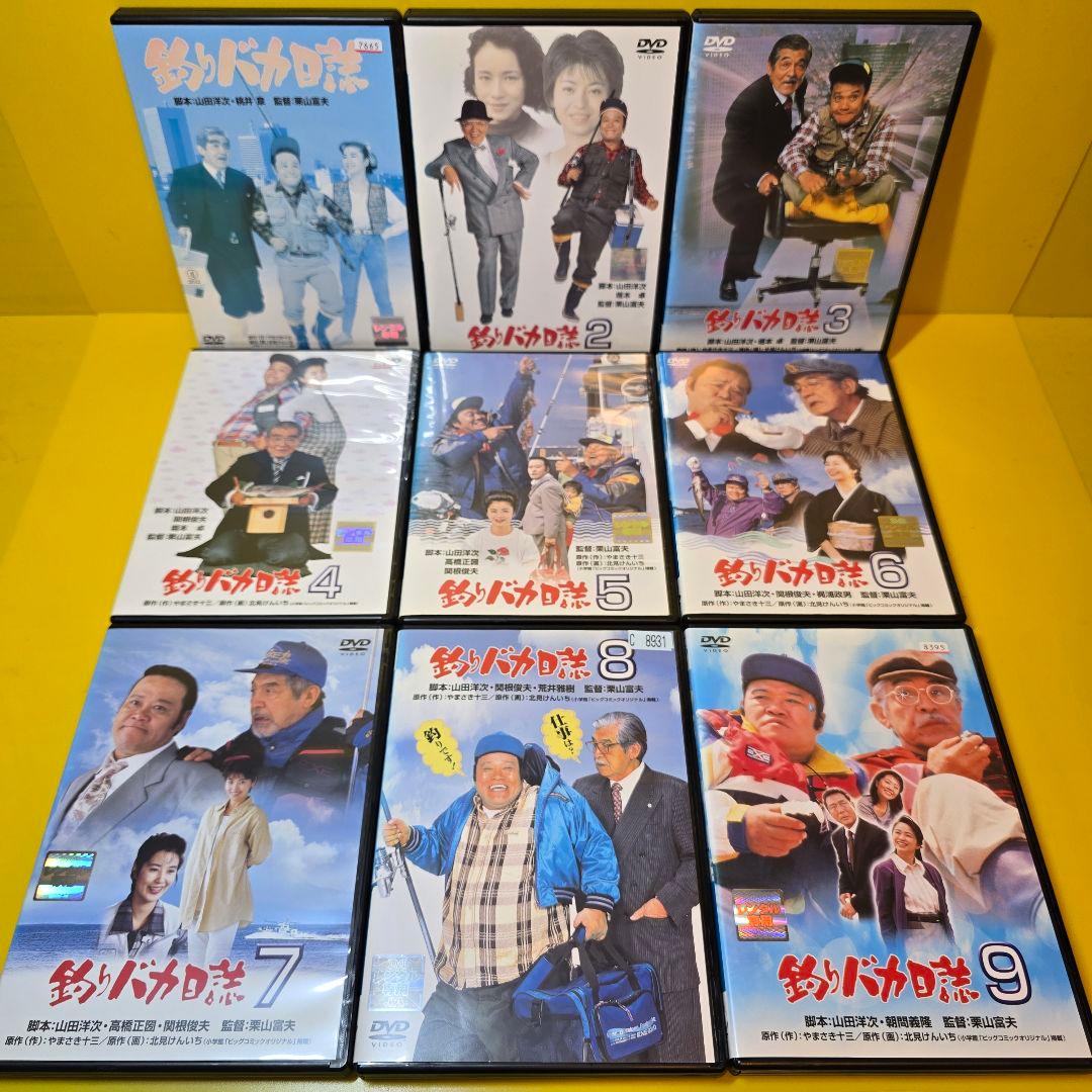 新品ケース交換済み　釣りバカ日誌 DVDシリーズ全34作品セット