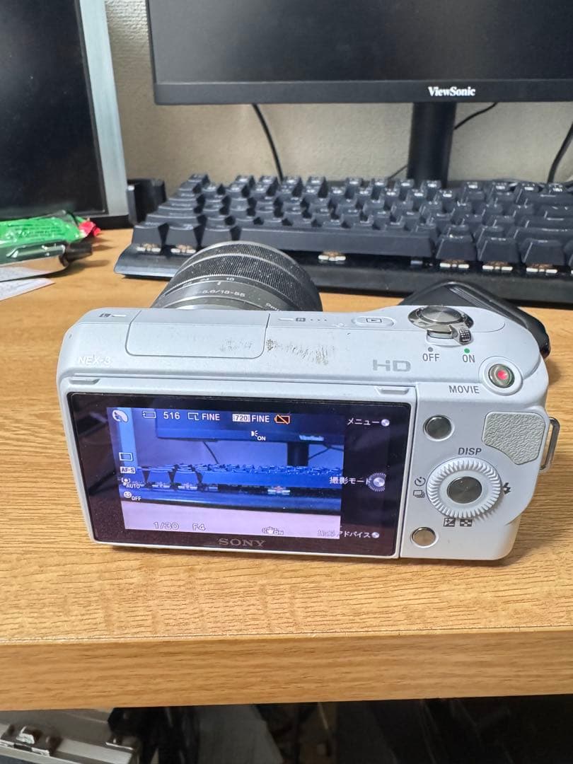 SONY ミラーレス一眼 E 18-55mm ホワイト