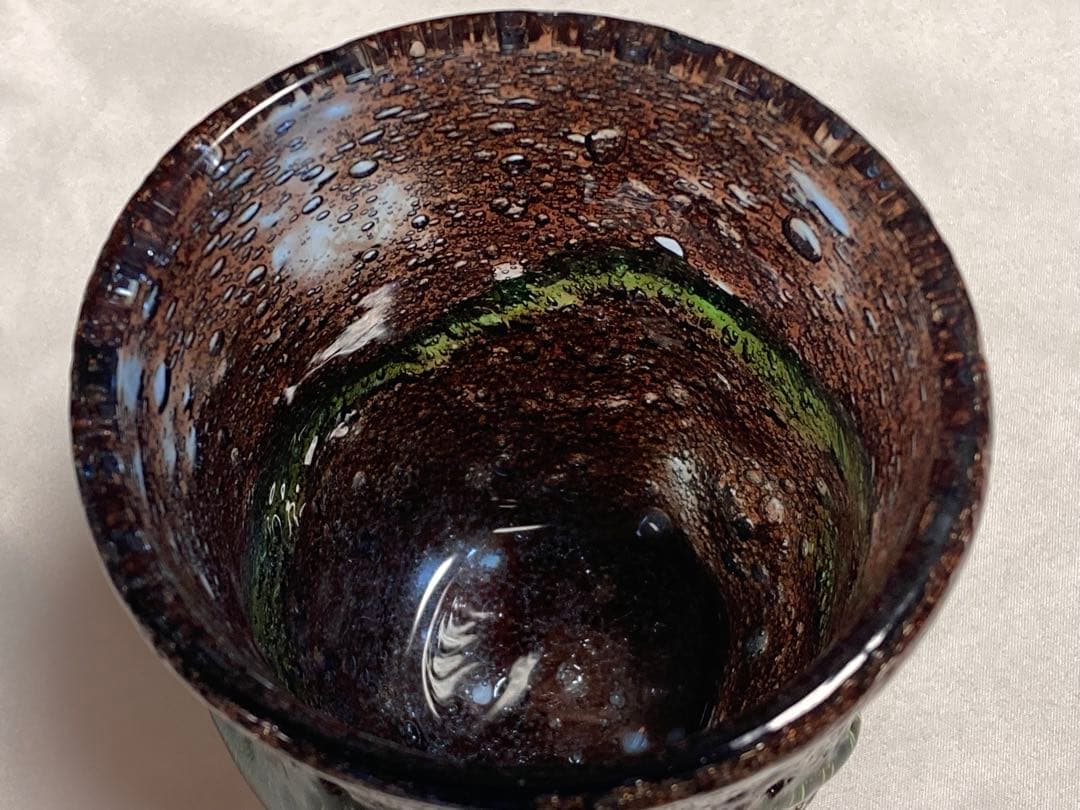 稲嶺盛吉　紅珊瑚　琉球グラス