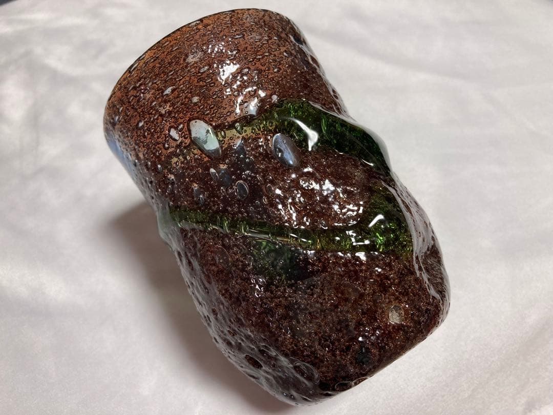 稲嶺盛吉　紅珊瑚　琉球グラス