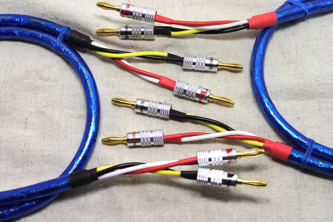 太一Zonotone 5500α1.5m2本 ナカミチ新品金バナナプラグ付