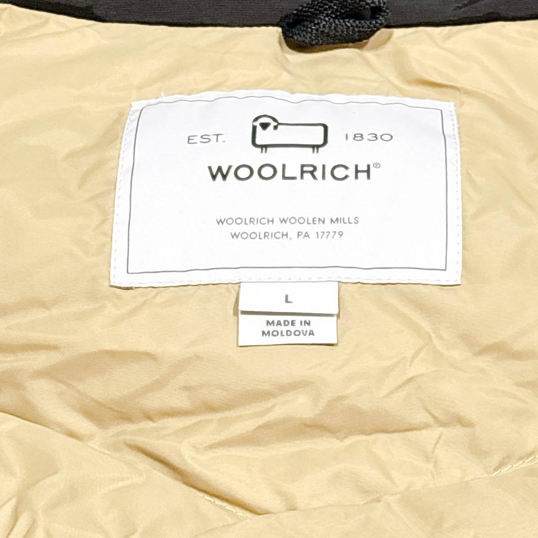 新品タグ付✨　ウールリッチ　ダウンジャケット　ファー　ブラック　L 現行モデル