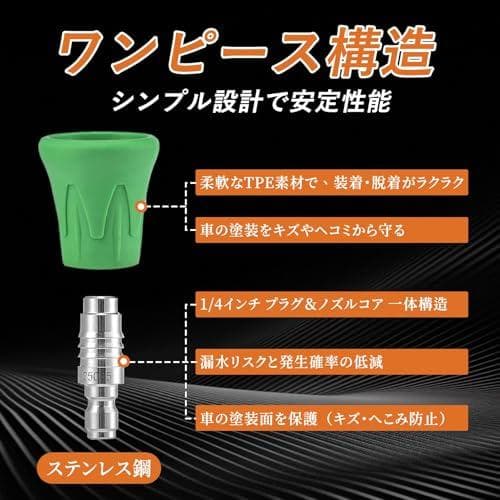 【2025新登場ankon新型回転式ショートガン】 高圧洗浄ショートガ_corg