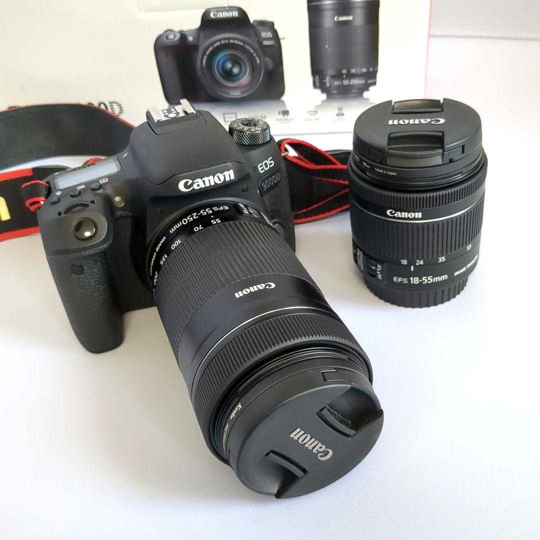 【美品】Canon EOS 9000D ダブルズームキット