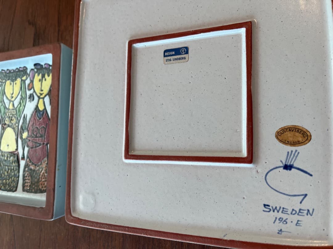 stig lindberg ステイ　リンドベリ　カーニバルシリーズ　セット