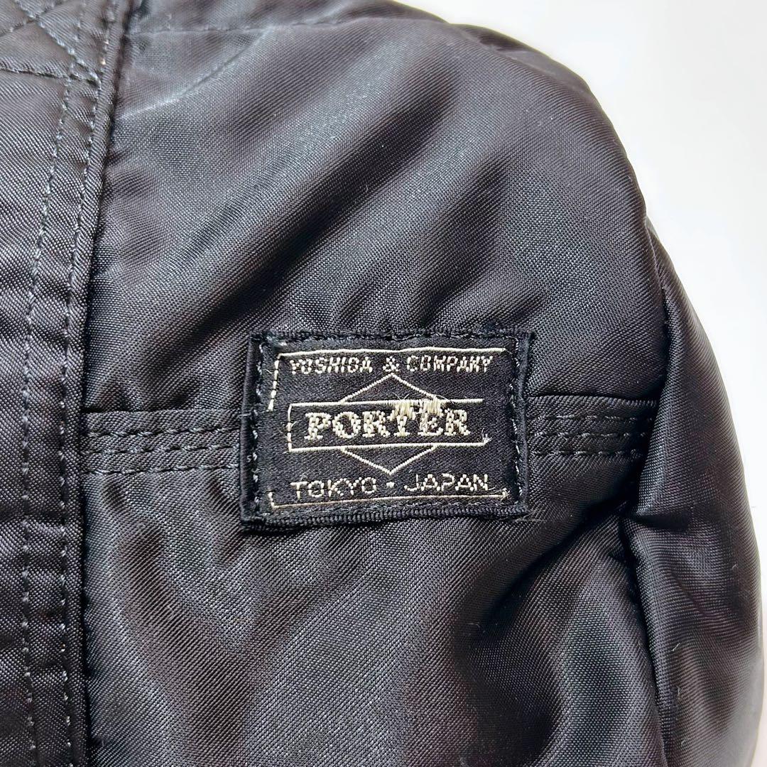 美品✨ ポーター　ドラムバッグ　ミニボストン S タンカー　ブラック　黒　希少