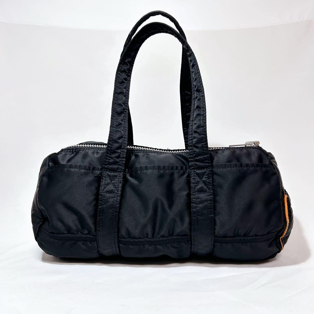 美品✨ ポーター　ドラムバッグ　ミニボストン S タンカー　ブラック　黒　希少