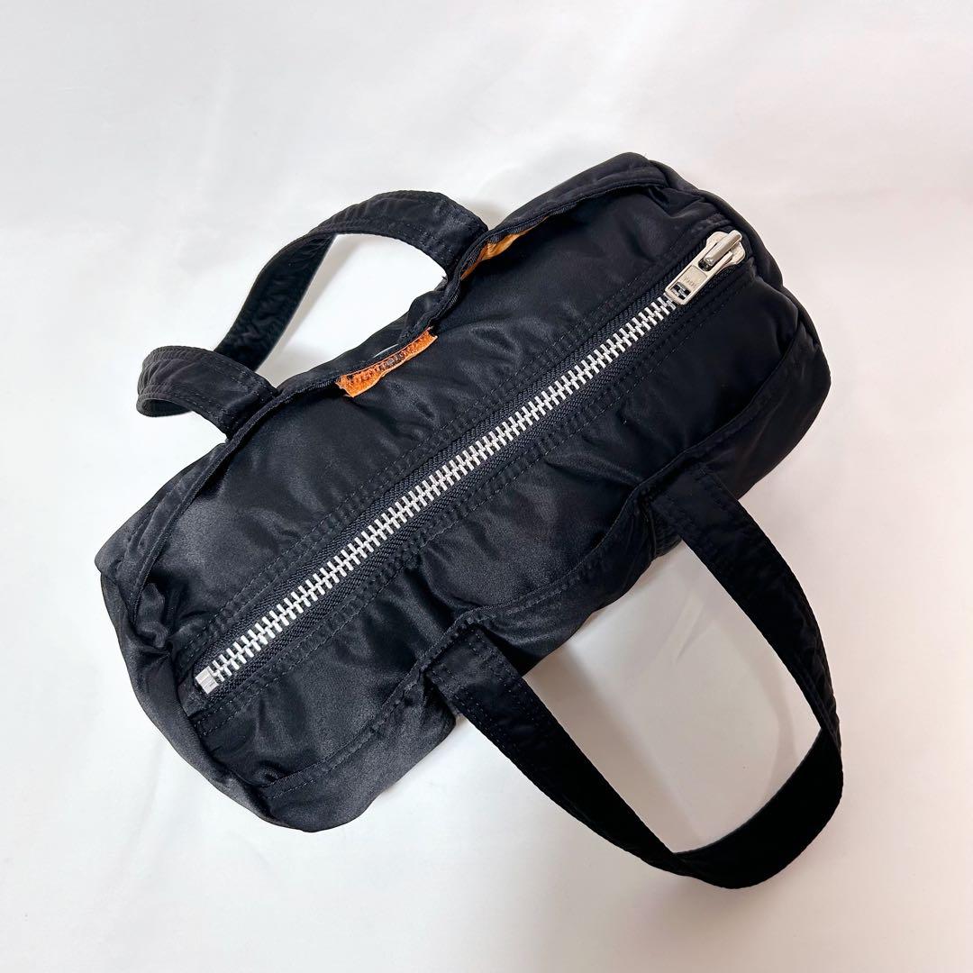 美品✨ ポーター　ドラムバッグ　ミニボストン S タンカー　ブラック　黒　希少