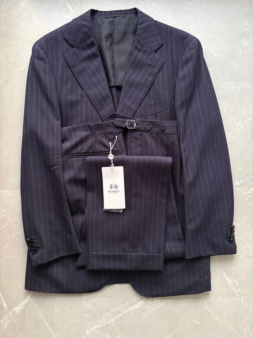 UNITED ARROWS SOVEREIGN チョークストライプ スーツ