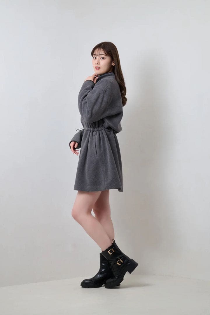 ワンピース Herlipto Flight Mode Fleece Mini Dress M