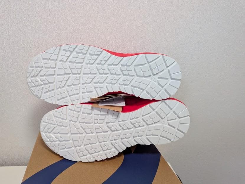 asics 赤 ハイカット安全靴 26cm